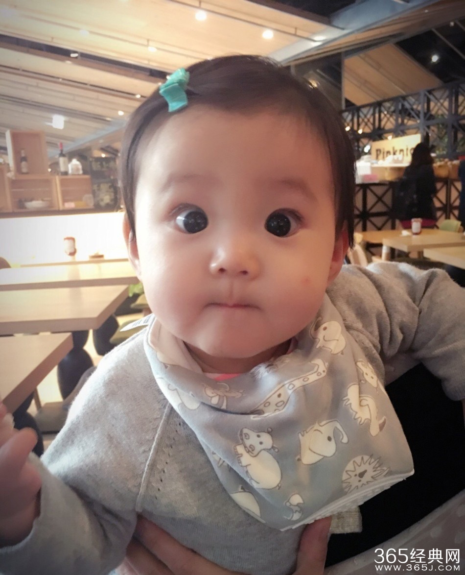 美丽高圆圆和精灵咘咘，大眼瞪大眼的组合