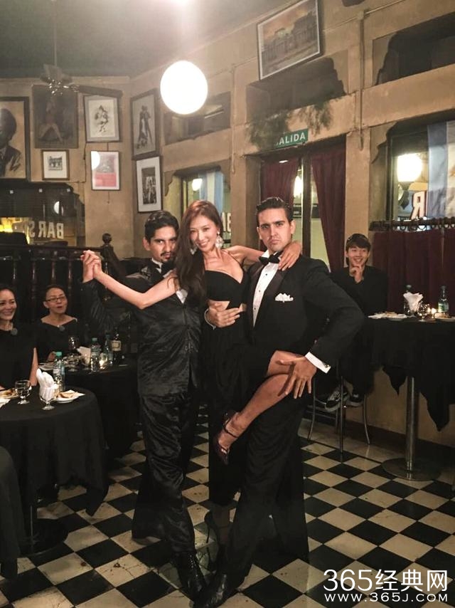 花样团追忆张国荣经典 林志玲跳探戈妖娆多姿