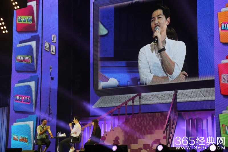 宋仲基北京见面会缩水：只是赞助商的集体高潮