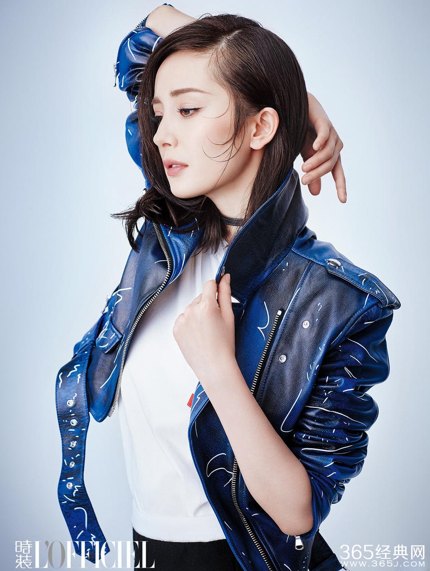 杨幂帅气摩登造型登封面 甜美又率性