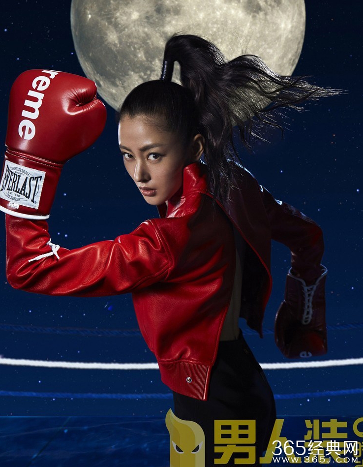 张天爱登《男人装》演绎另类性感