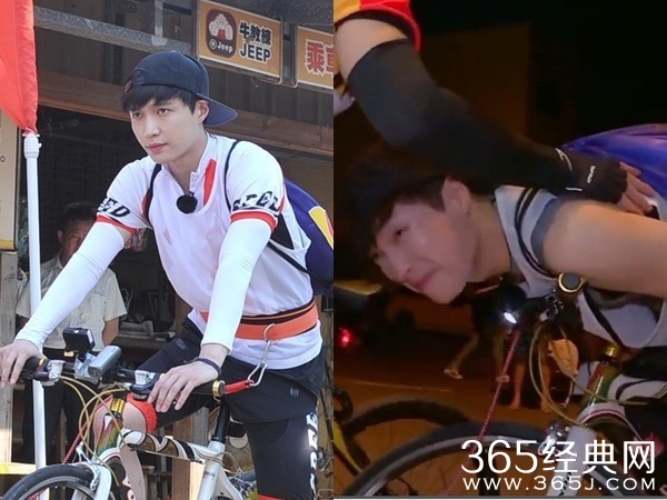 张艺兴骑车撞下身捂裆  网友大呼好污