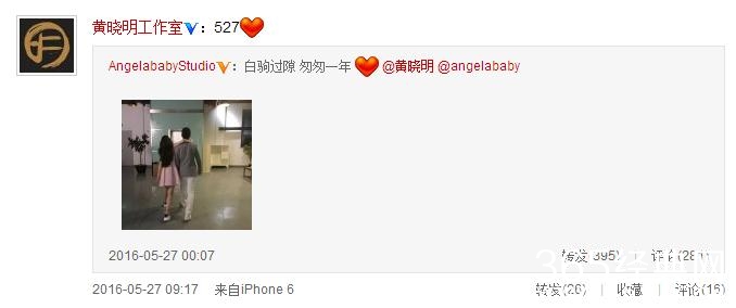 黄晓明baby领证1周年 牵手爱猫秀恩爱