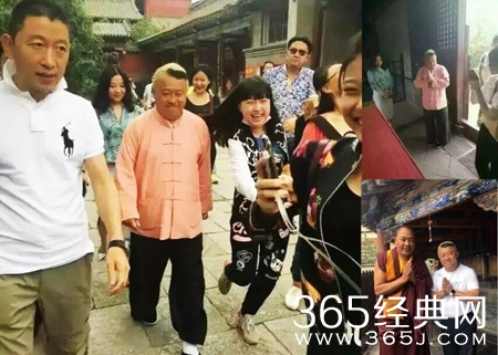 曾志伟登五台山参拜遭市民围观