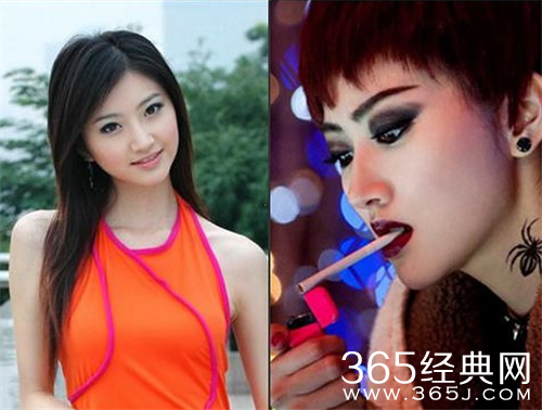 被浓妆毁掉的清纯女星 多一次对比就多一分伤害