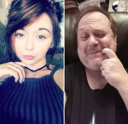 外国男子模仿女儿自拍 不喜欢女儿传性感自拍