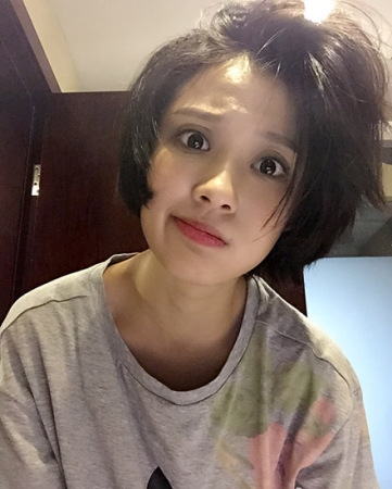 大眼萌妹！ 孙佳雨为“余罪”剪掉一尺发