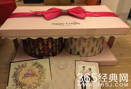 陈妍希陈晓婚礼请柬曝光：那一年，让一生改变