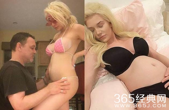 21岁嫩模宣布流产 丈夫大其34岁