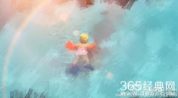 王力宏娇妻带女儿游泳 2岁嘉莉变小美人鱼