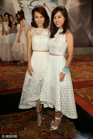 香港小姐20位佳丽入围 不少人现场落泪