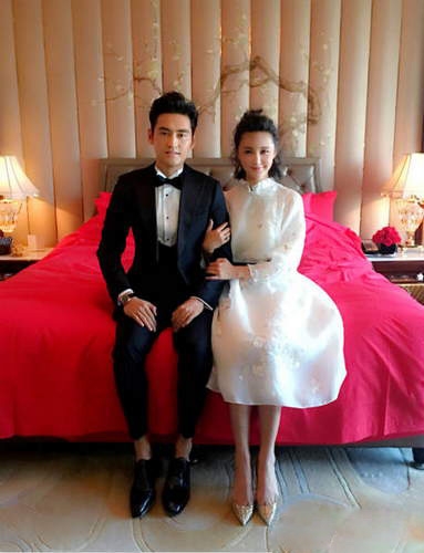 袁弘武汉摆酒谢亲友 张歆艺期待盼白首