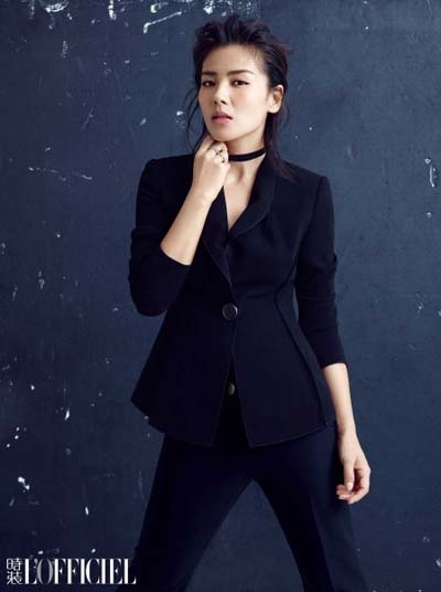 刘涛登杂志封面 简约淡雅显独特魅力