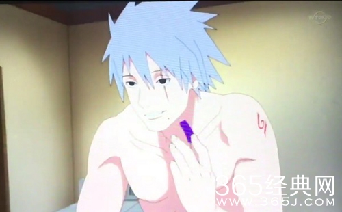 《火影》卡卡西真面目曝光 裸上身素颜模样引争议