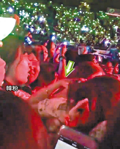 GOT7演出现场韩粉向港迷施暴 揪住头发狂殴