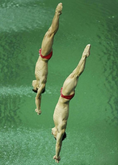 田亮调侃绿色池水辣眼睛 里约的碧池也是没谁了