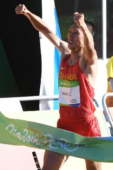 里约奥运会男子竞走王镇蔡泽林包揽金银