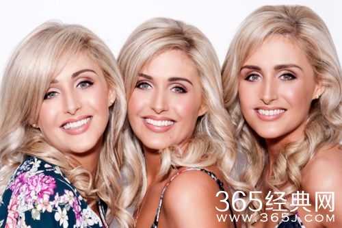 美艳三胞胎模特：三围丝毫不差