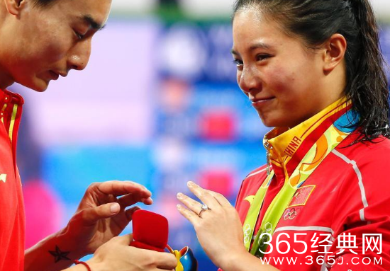 何姿奥运现场被求婚