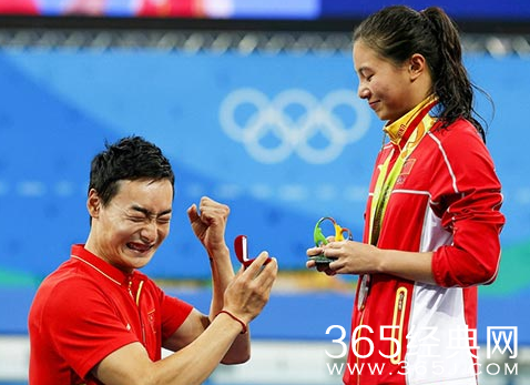 何姿奥运现场被求婚