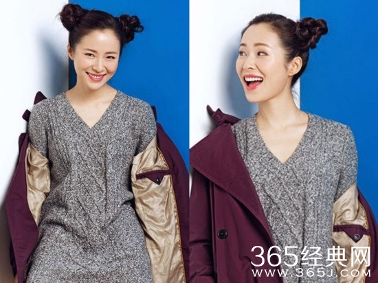 柳岩可爱哪吒头健身 盘点女星们梳双丸子头谁最萌