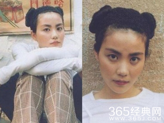 柳岩可爱哪吒头健身 盘点女星们梳双丸子头谁最萌