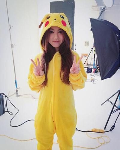 萌翻了 邓紫棋化身皮卡丘：小心电死你