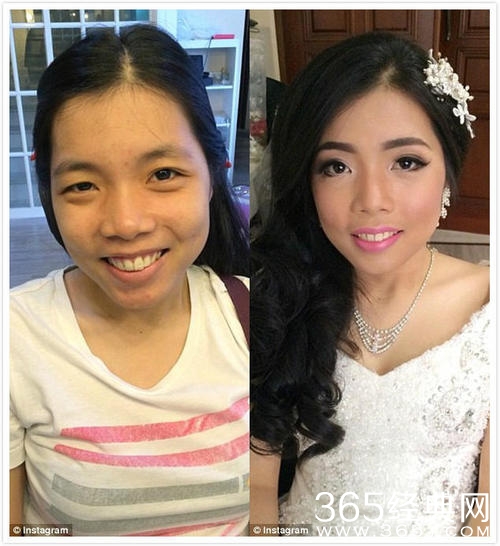 韩国博主晒妆前妆后对比照 震惊网友