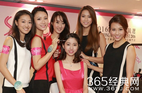 2016港姐十强短裙亮相 长腿逆天颜值醉人