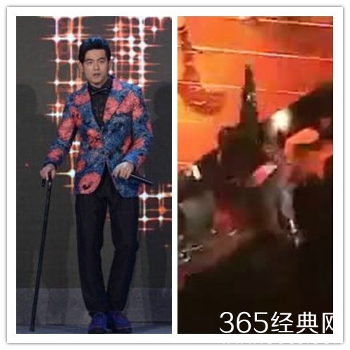 周杰伦演唱会摔倒 伴舞陪摔贴心掩护