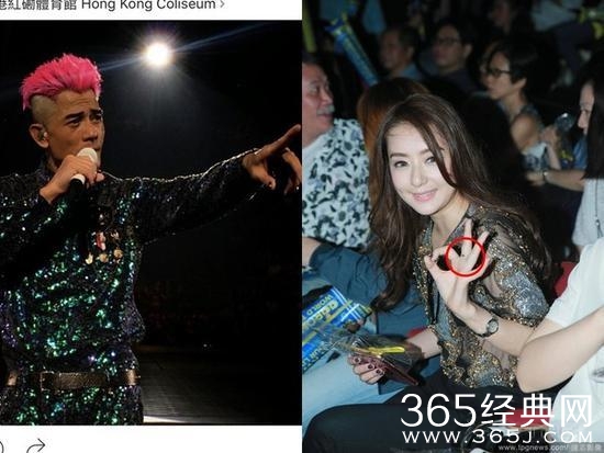 郭富城好事将近 方媛左手戴钻戒引猜想