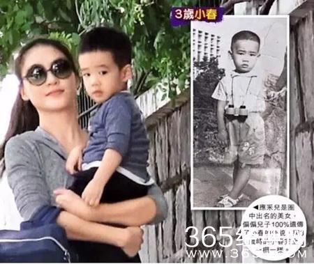 小腹凸起疑怀二胎！应采儿带儿子现身商场