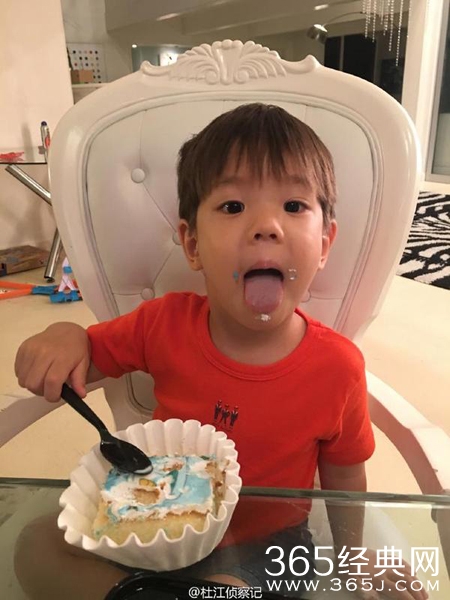杜江晒儿子三岁照片 却无意暴露了霍思燕的隐私