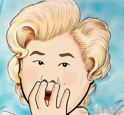 卡通版小岳岳走红 网友：毫无PS痕迹