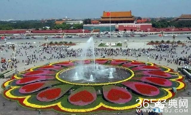 盘点历年天安门国庆花篮