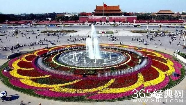 盘点历年天安门国庆花篮