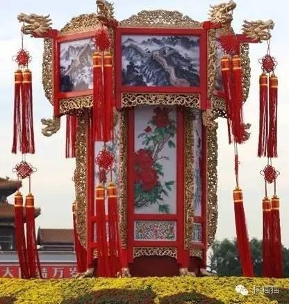 盘点历年天安门国庆花篮