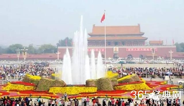 盘点历年天安门国庆花篮