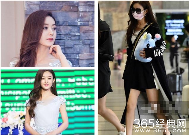 偶遇赵丽颖，素颜照曝光，腿好瘦！还是没娜扎美！