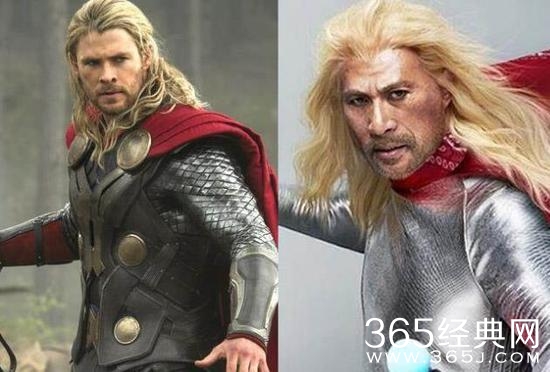 傻傻不分清楚！徐锦江cos雷神堪称神还原