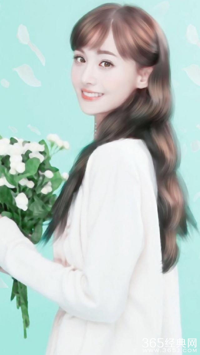 郑爽新一波手绘福利照，美目流转，和杨洋简直是绝配