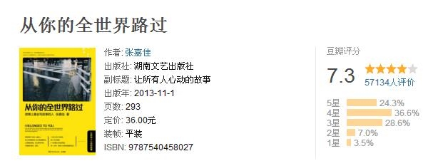 《从你的全世界路过》电影用事实证明书还是用来读的！