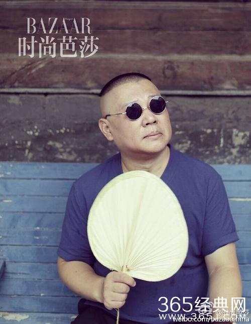 郭德纲都为时尚杂志拍封面了 霸气演绎黑帮父子