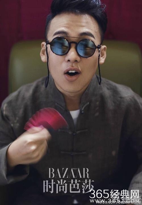 郭德纲都为时尚杂志拍封面了 霸气演绎黑帮父子