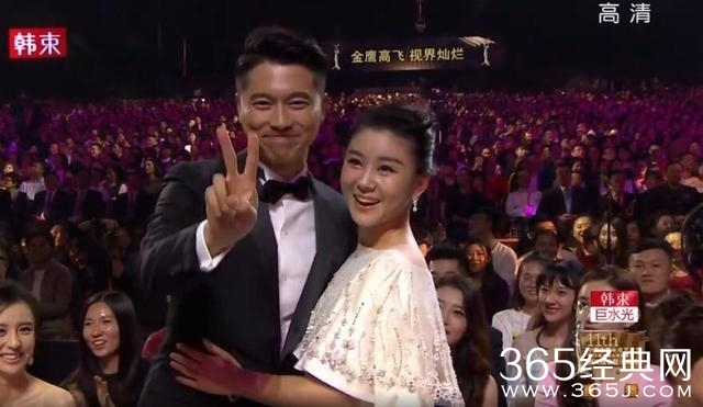 金鹰节最有意思的十八张合影 何炅调戏赵丽颖玩坏杨洋