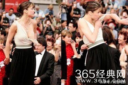 女星在红毯上的尴尬瞬间，有人摔倒，有人机智