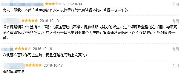 让深海恐惧症一本满足的新片，全程压迫感十足
