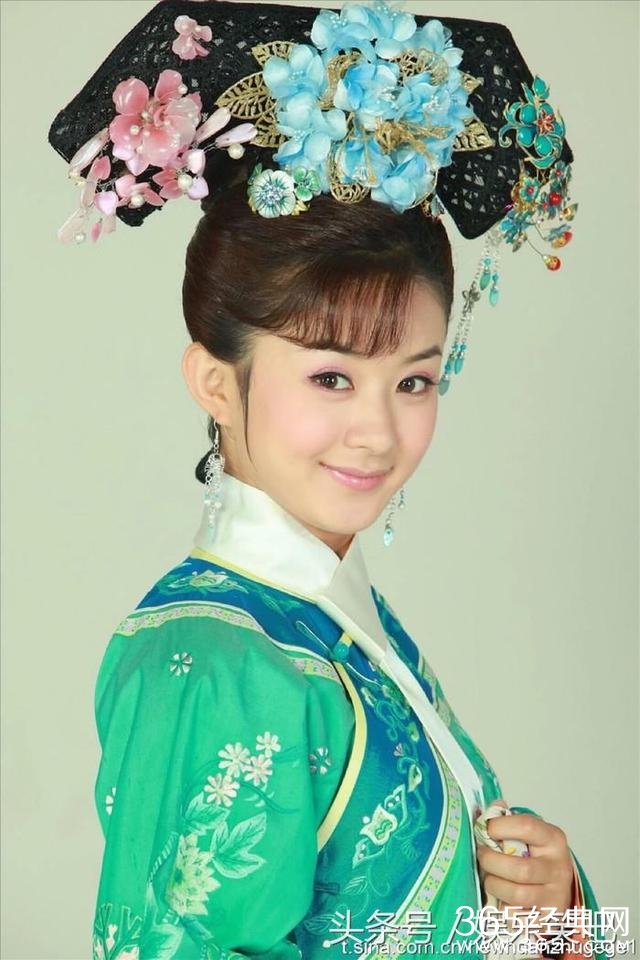 论清宫古装戏颜值，赵丽颖比郑爽好看百倍！