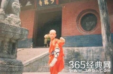 王宝强少林寺习武旧照走红 光头正太犀利打拳