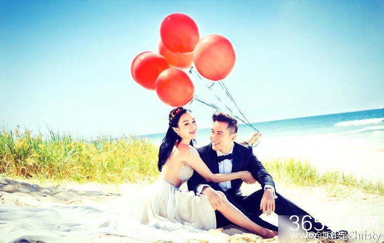 46岁钟丽缇幸福晒婚纱照：我要结婚啦！